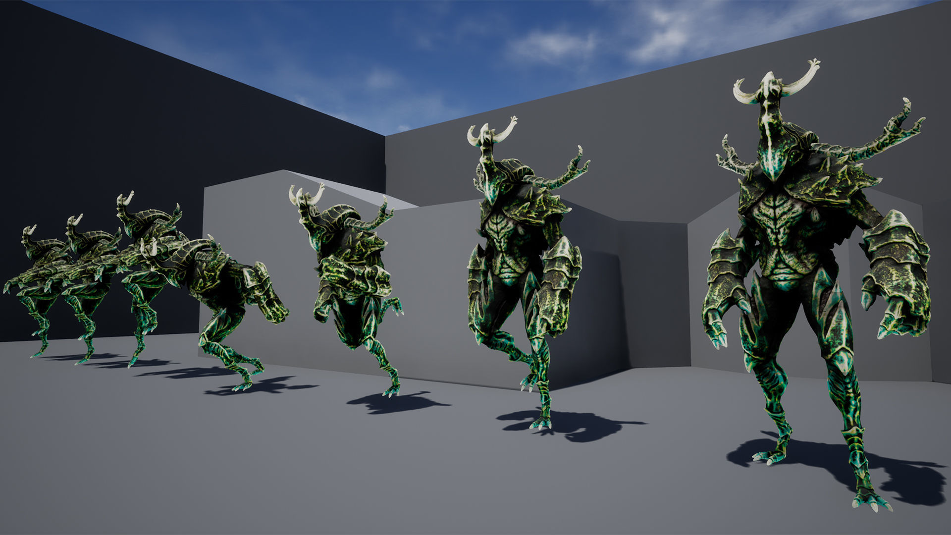 Armored Beetle 02 Low-poly 3D model_16