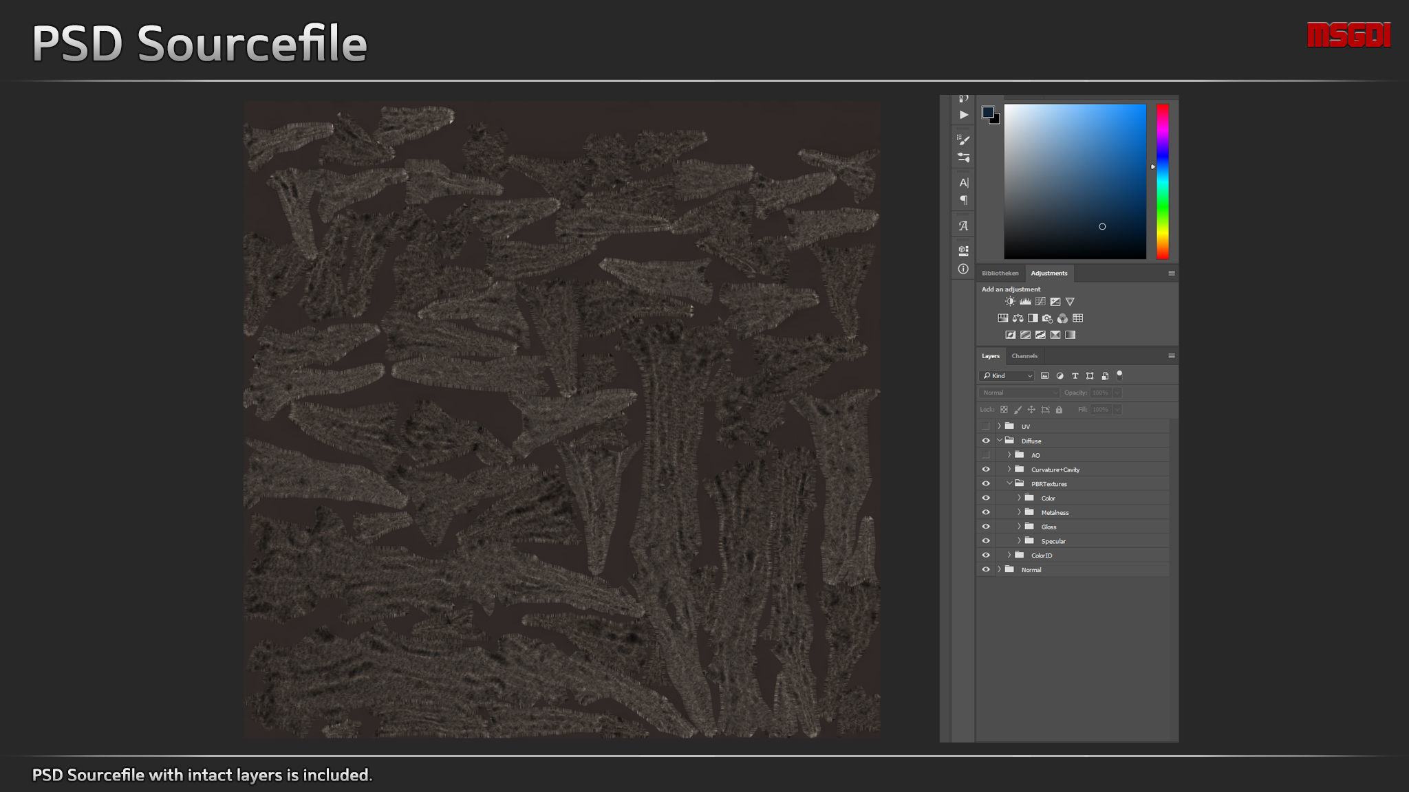 Dead Trees and Bushes Low-poly 3D model_5