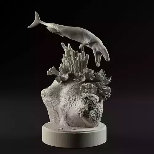 Dakosaurus 1-35 scale pre-supported