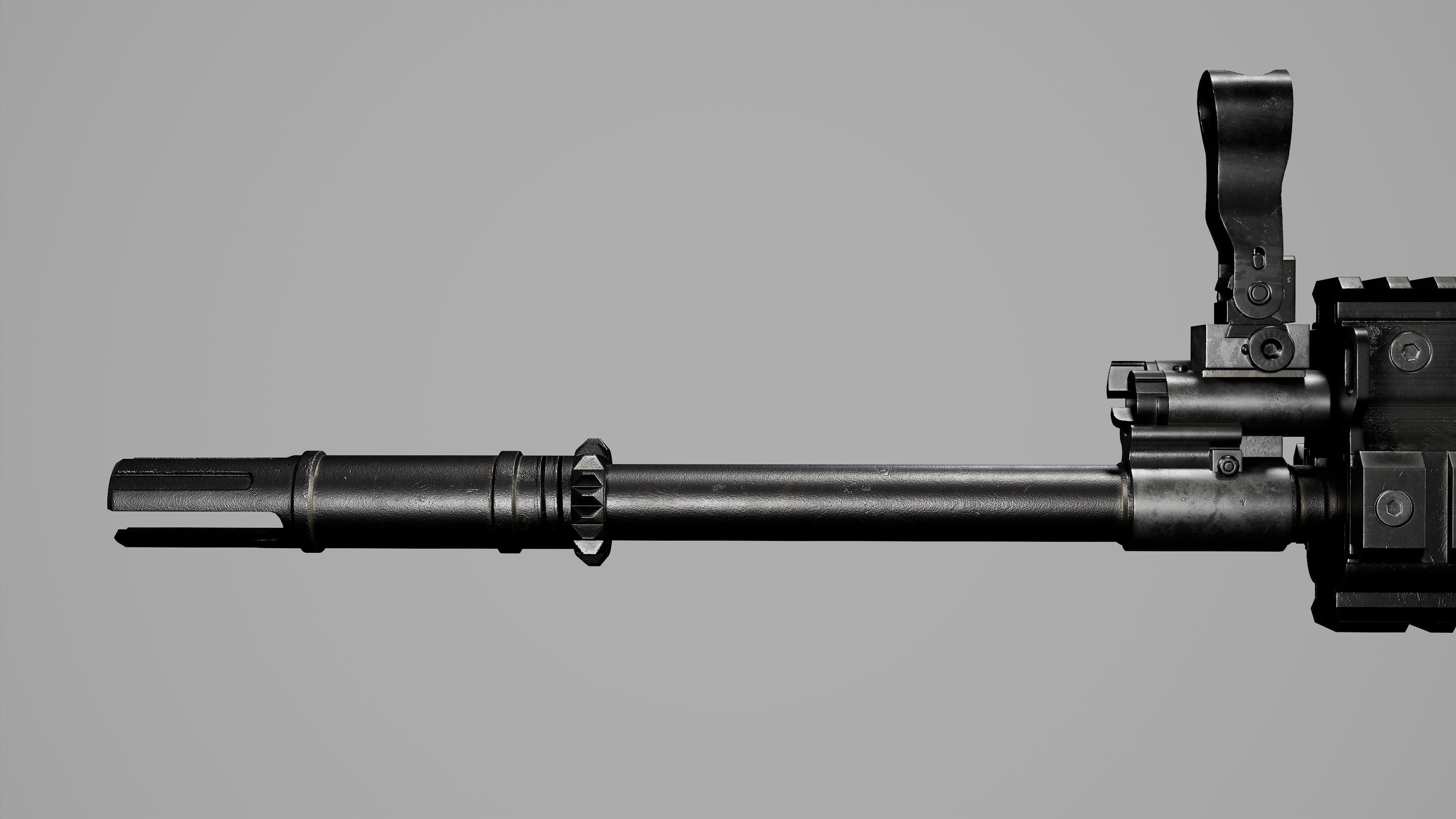 FN SCAR-H Low-poly 3D model_16