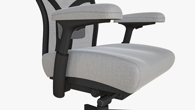 Low Back Ergonomic Office Chair 3D model 4
