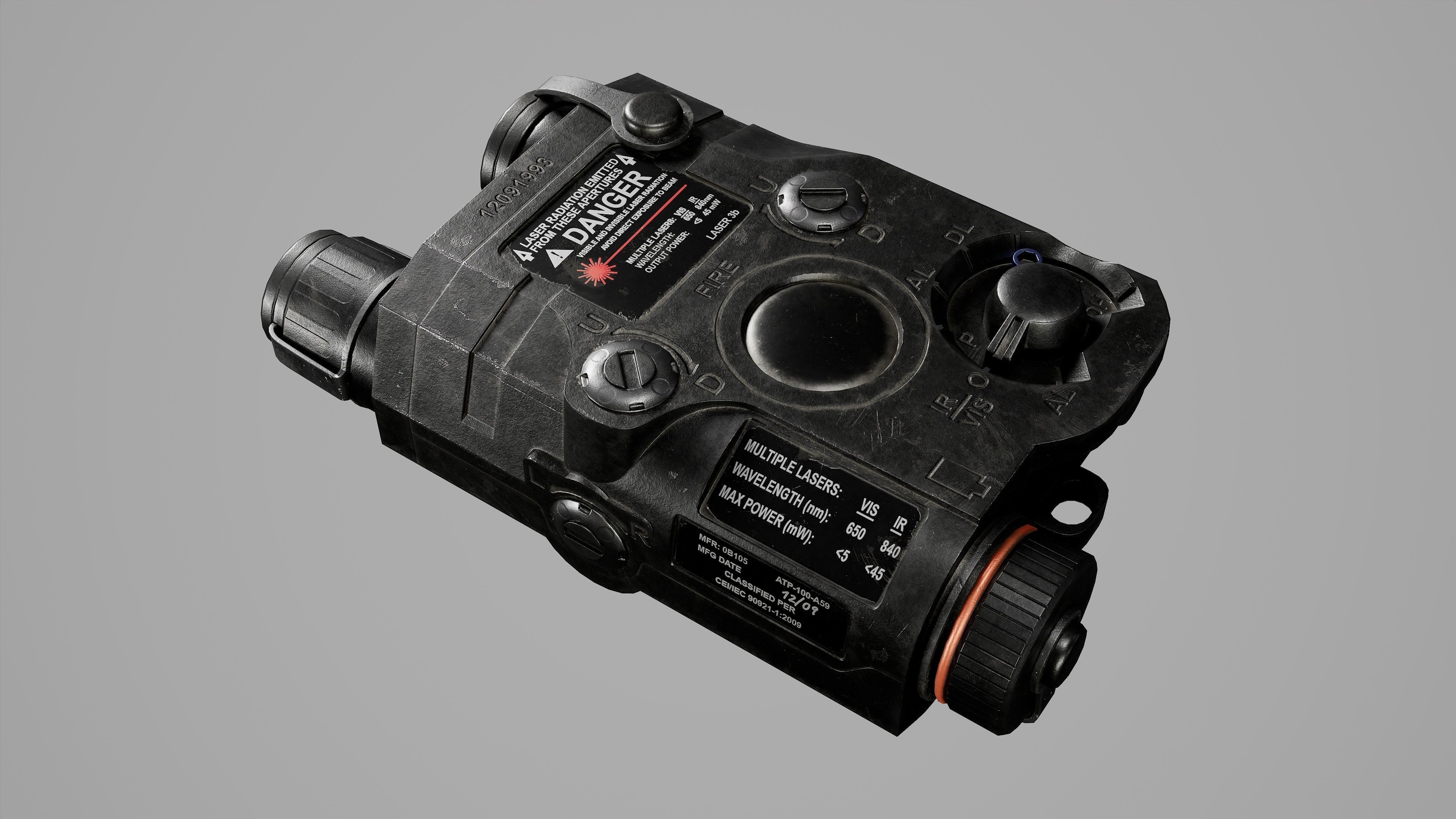 FN SCAR-H Body Kit Low-poly 3D model_28