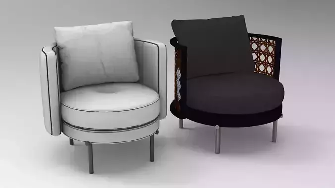 Minotti Torii  Armchair ID 3