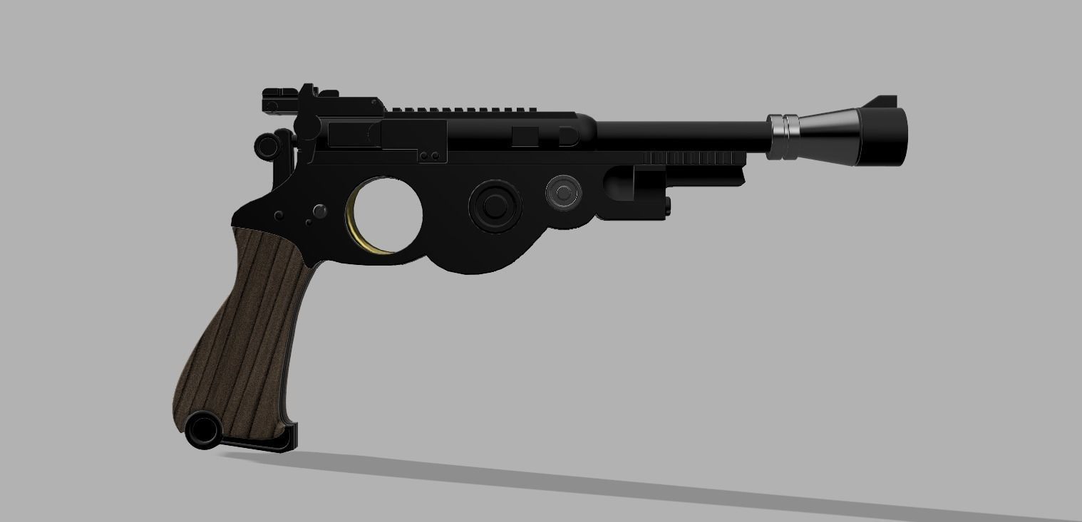 The Mandalorian Blaster 3D print model_5