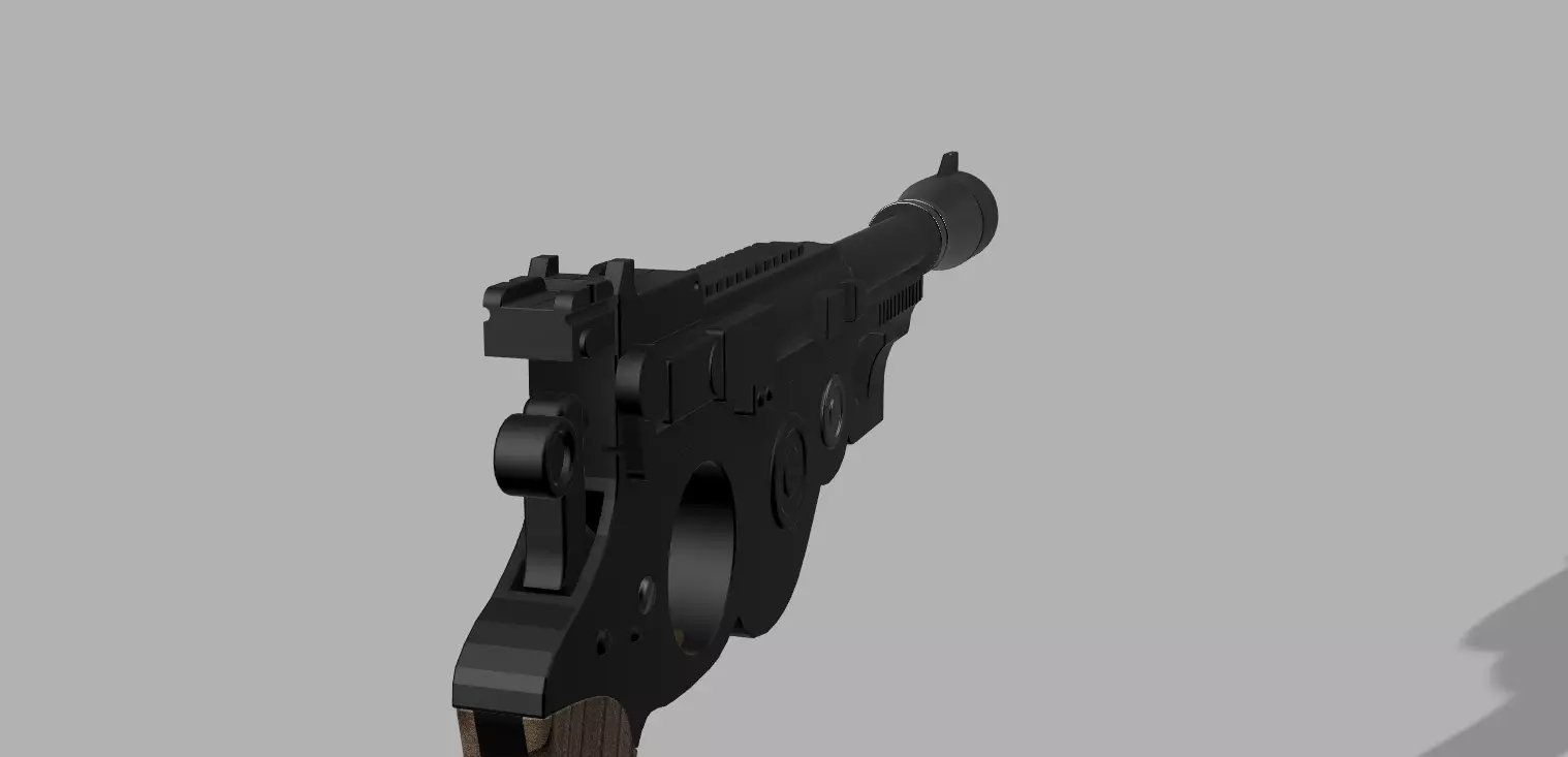 The Mandalorian Blaster 3D print model_0