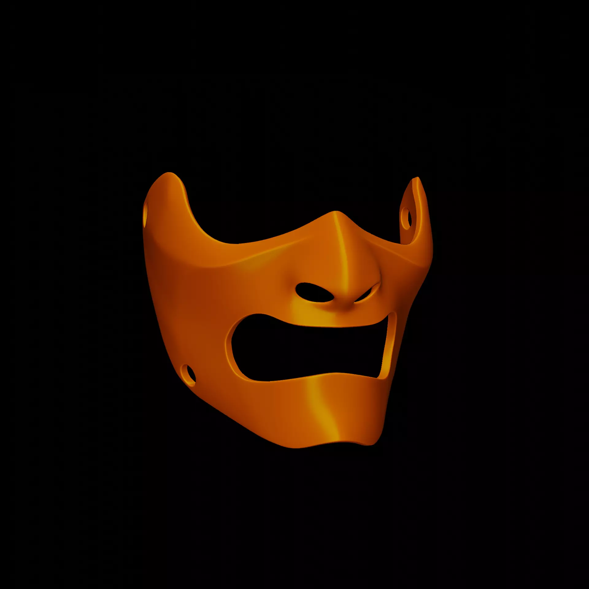 Samurai Mask 3D print model