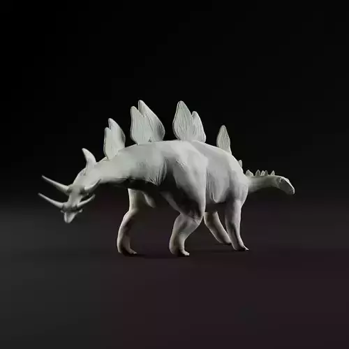 Stegosaurus walking 1-35 scale pre-supported 3D print model Stegosaurus walking 1-35 scale pre-supported 3D print model