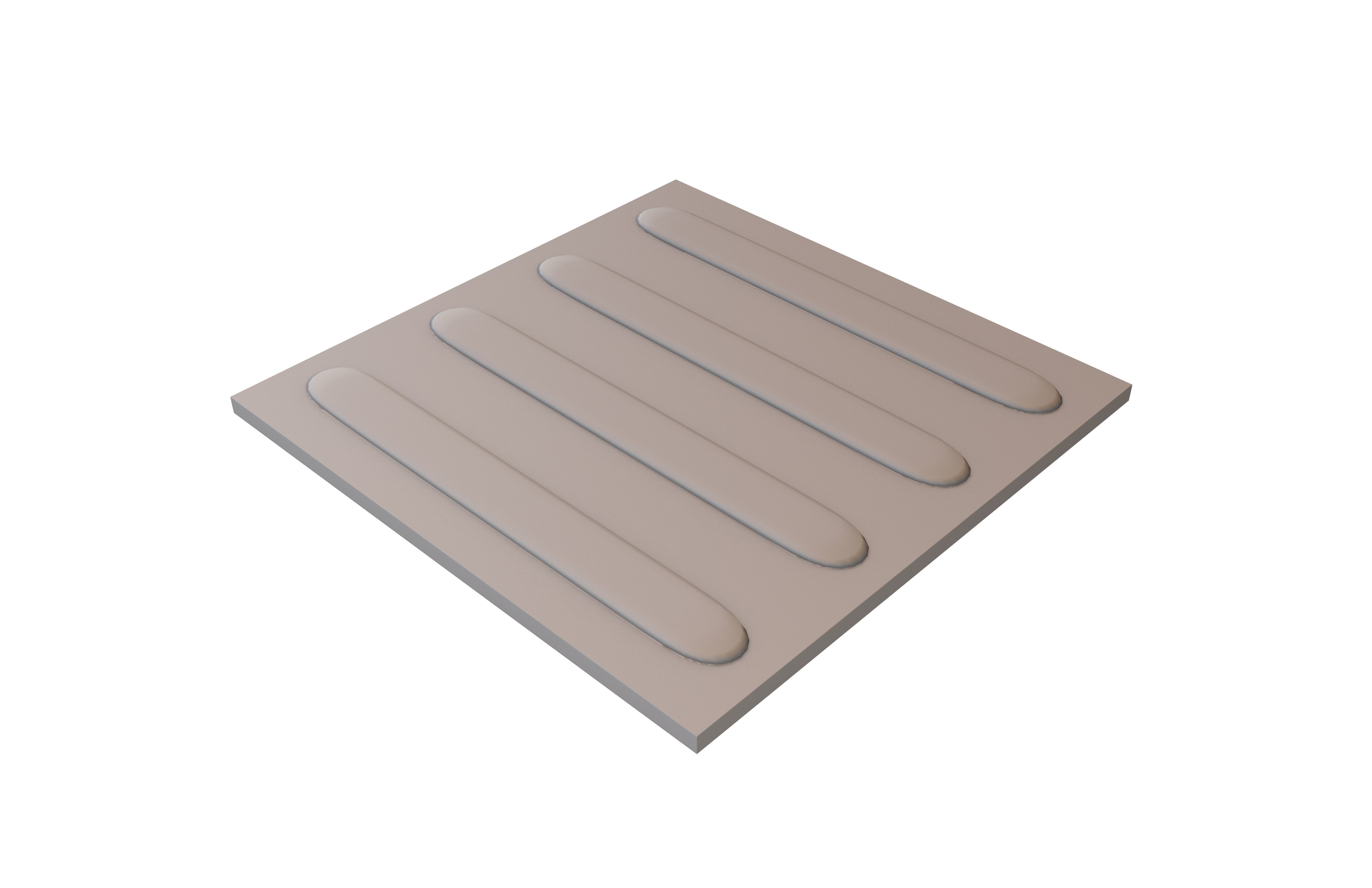 Blind Indicator Tactile Paving Tiles v2 003 Low-poly 3D model_2