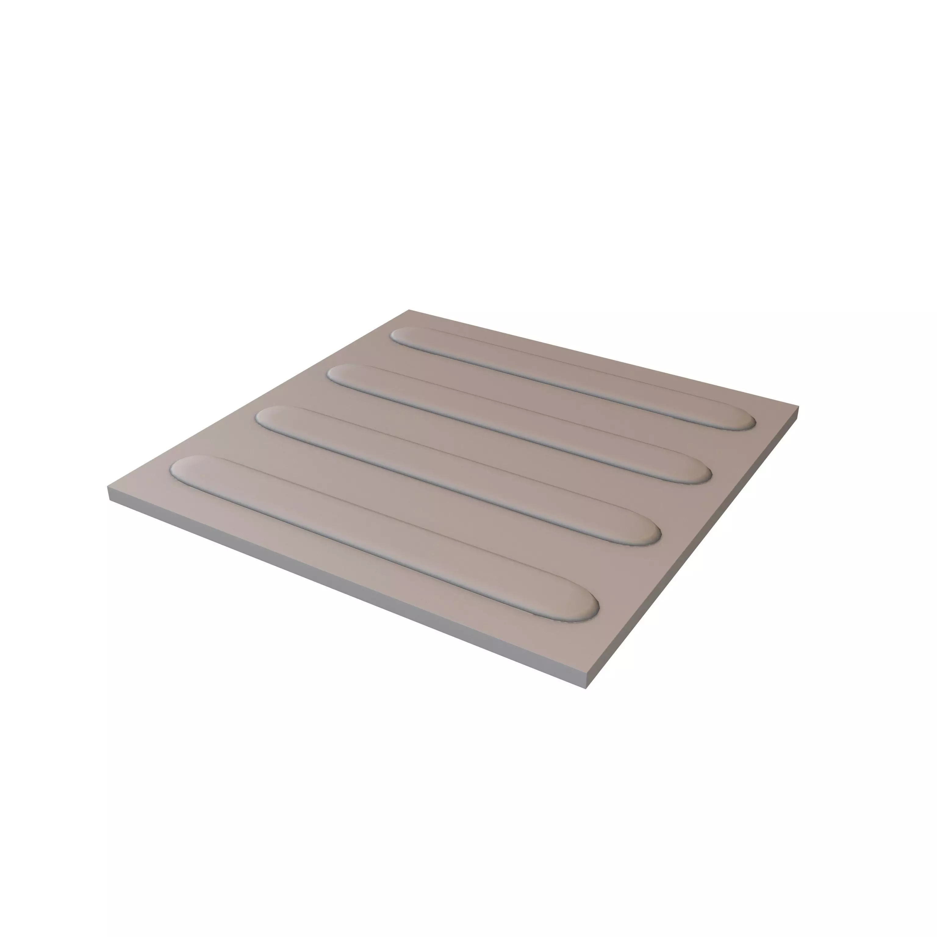 Blind Indicator Tactile Paving Tiles v2 003 Low-poly 3D model_0