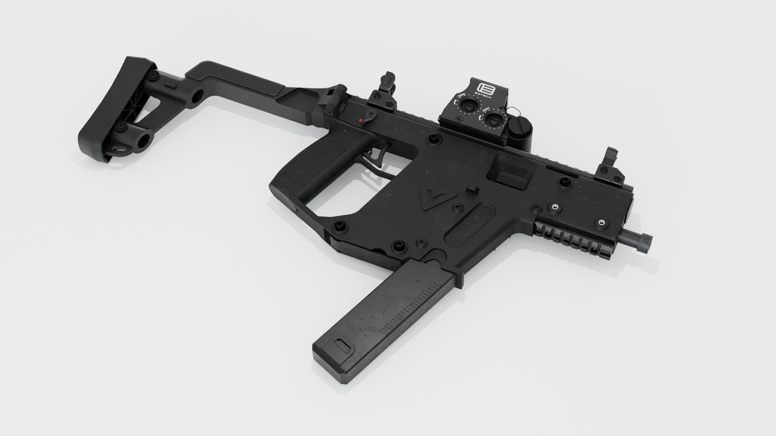 KRISS VECTOR Low-poly 3D model_1