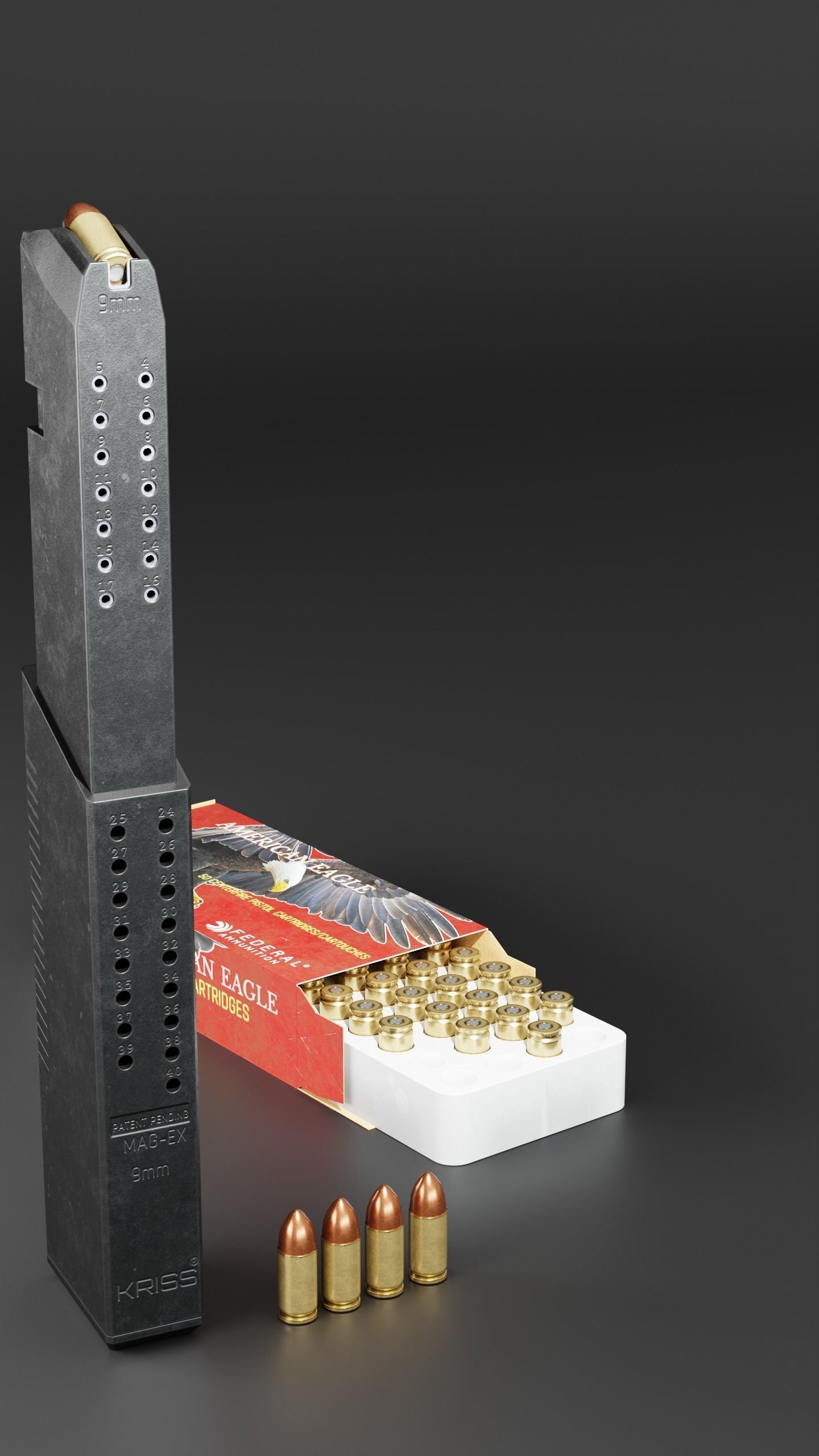 KRISS VECTOR Low-poly 3D model_3