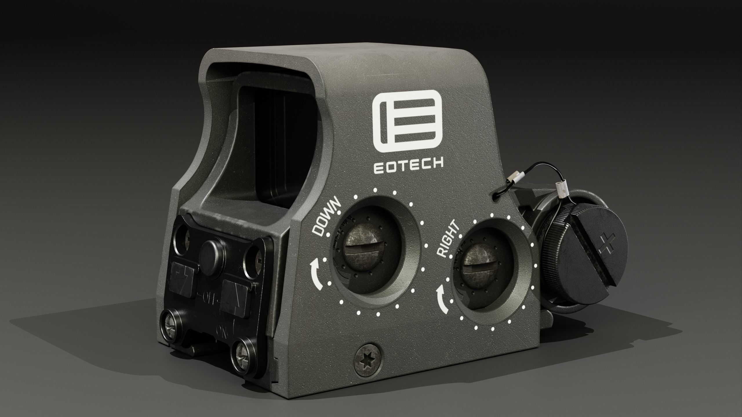 KRISS VECTOR Low-poly 3D model_10