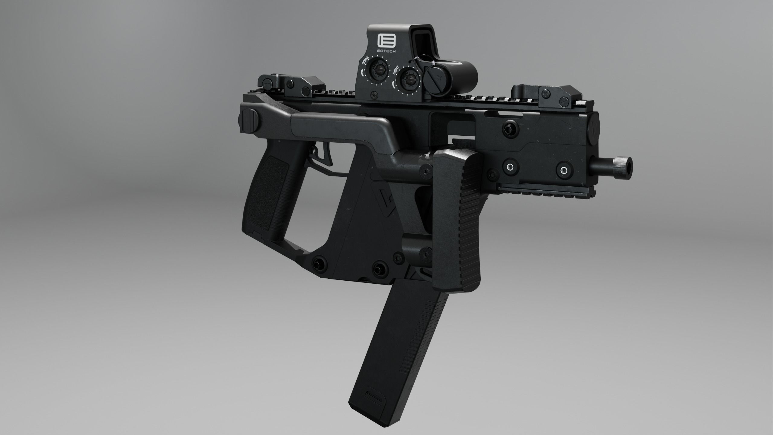 KRISS VECTOR Low-poly 3D model_4