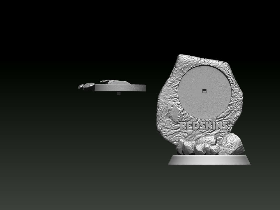 NFL - Washington Redskins Statude Decor - CNC wood - 3d print 3D print model_1