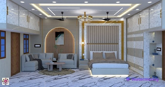 bedroom interior design sketchup model 3D model