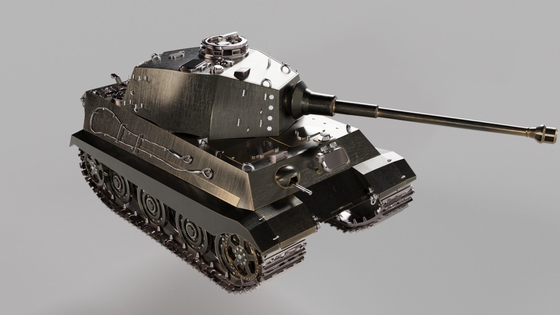 Tiger 2 3D model_1