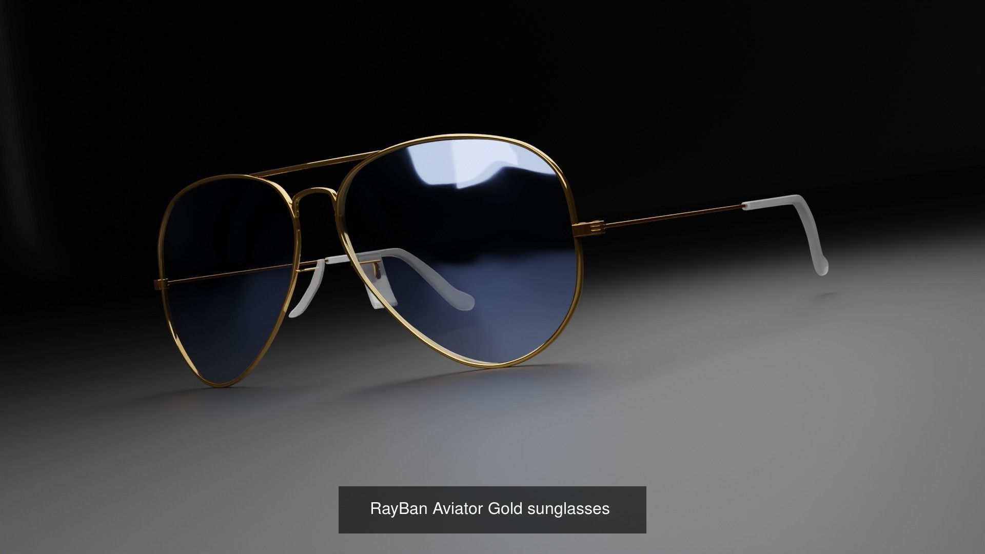 Ray Ban Aviator and 4278 Sunglasses  3D Model Collection_2