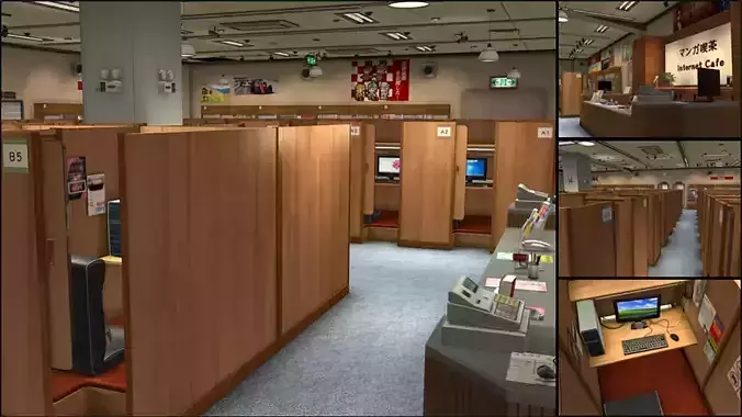 Japanese Internet cafe