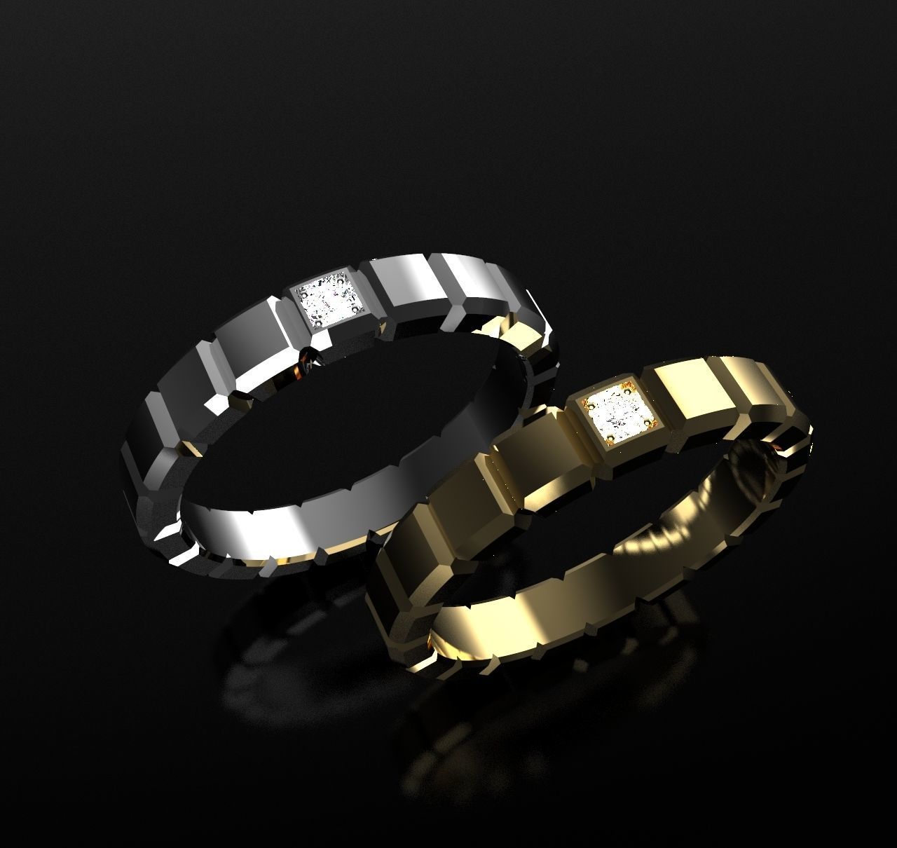 Ring Cube 3D print model_2