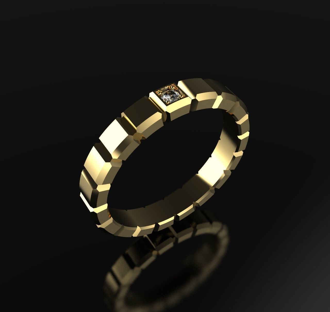 Ring Cube 3D print model_1