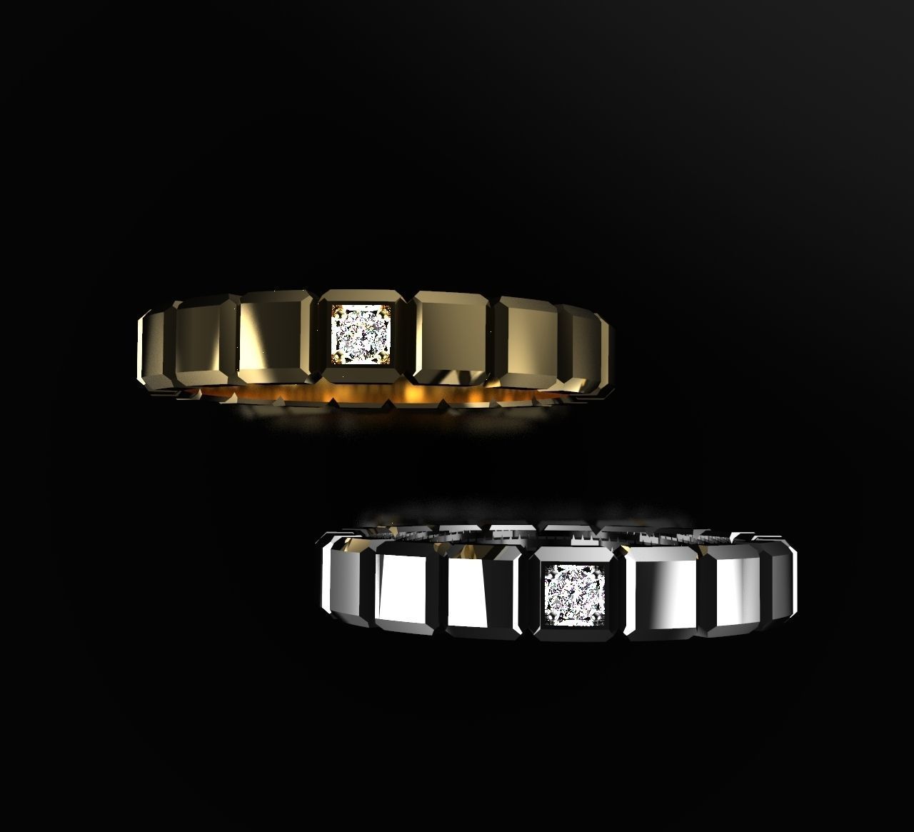 Ring Cube 3D print model_3