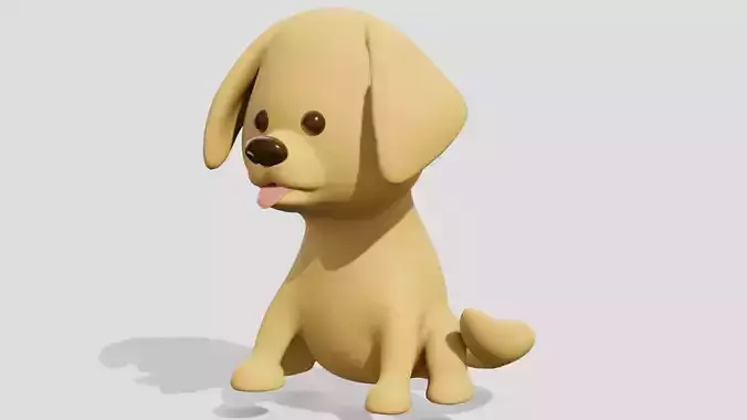 Cute dog golden retriever 