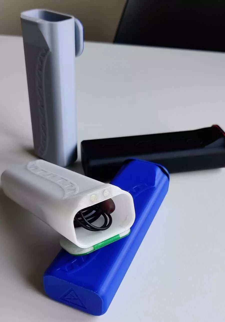 Case for neckband headphones 3D print model_0