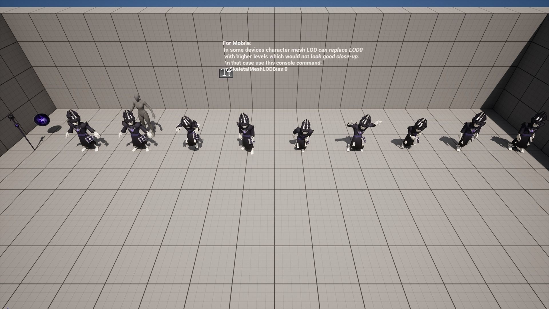 Cartoon Skeleton Necromancer - Mobile Game Ready Low-poly 3D model_11