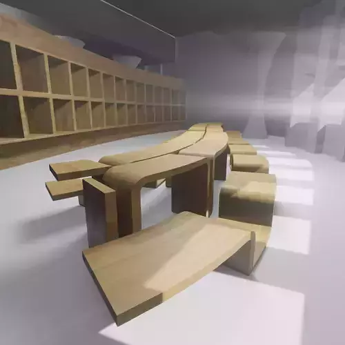 Future interior 3D model