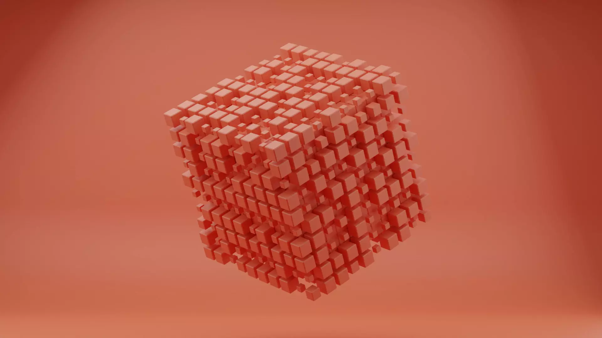 scifi cube 3D model