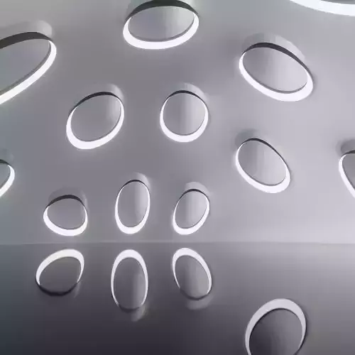 Futuristic Architectural Dome Interior