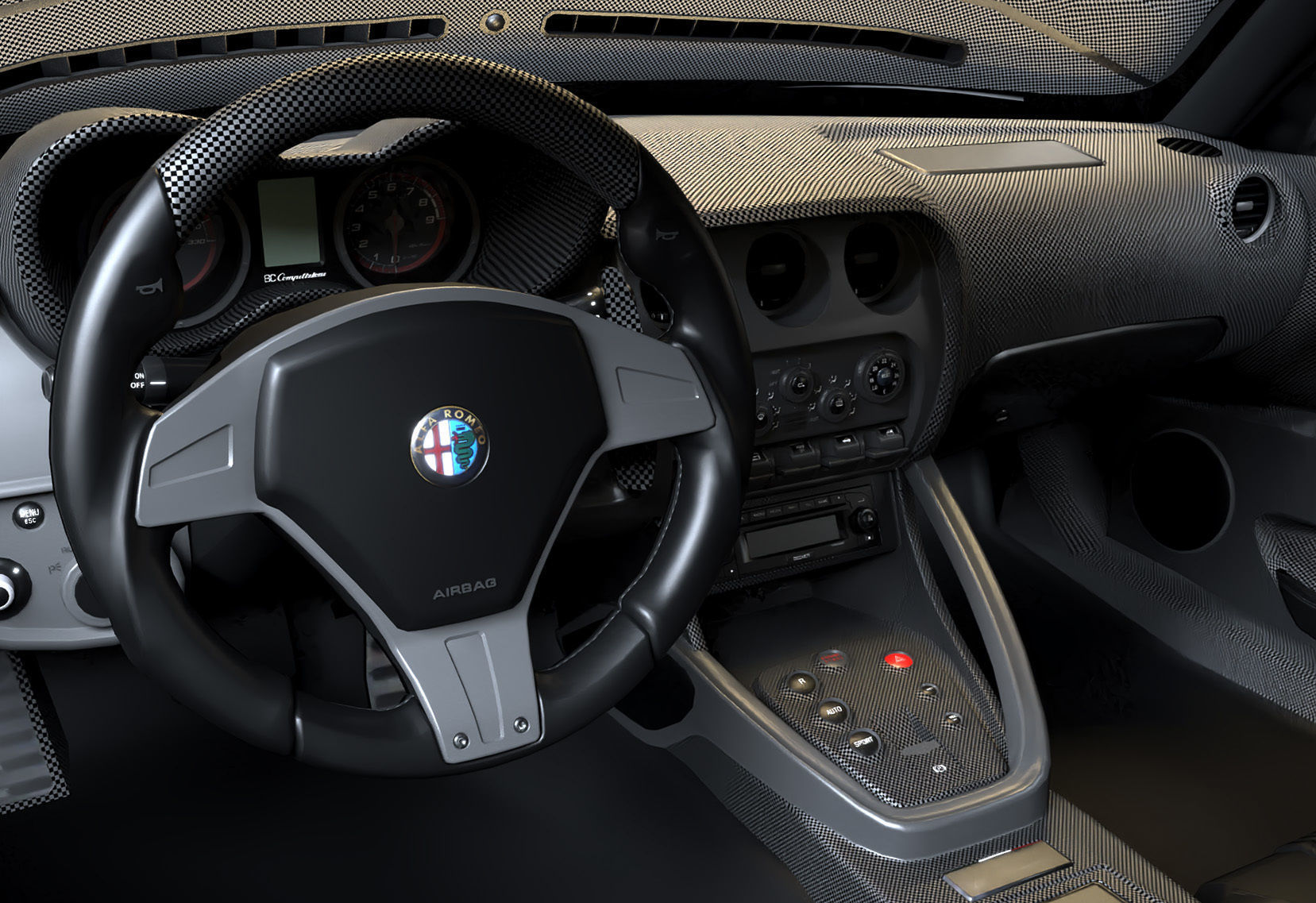 9 models of  Alfa-Romeo cars 3D Model Collection_77