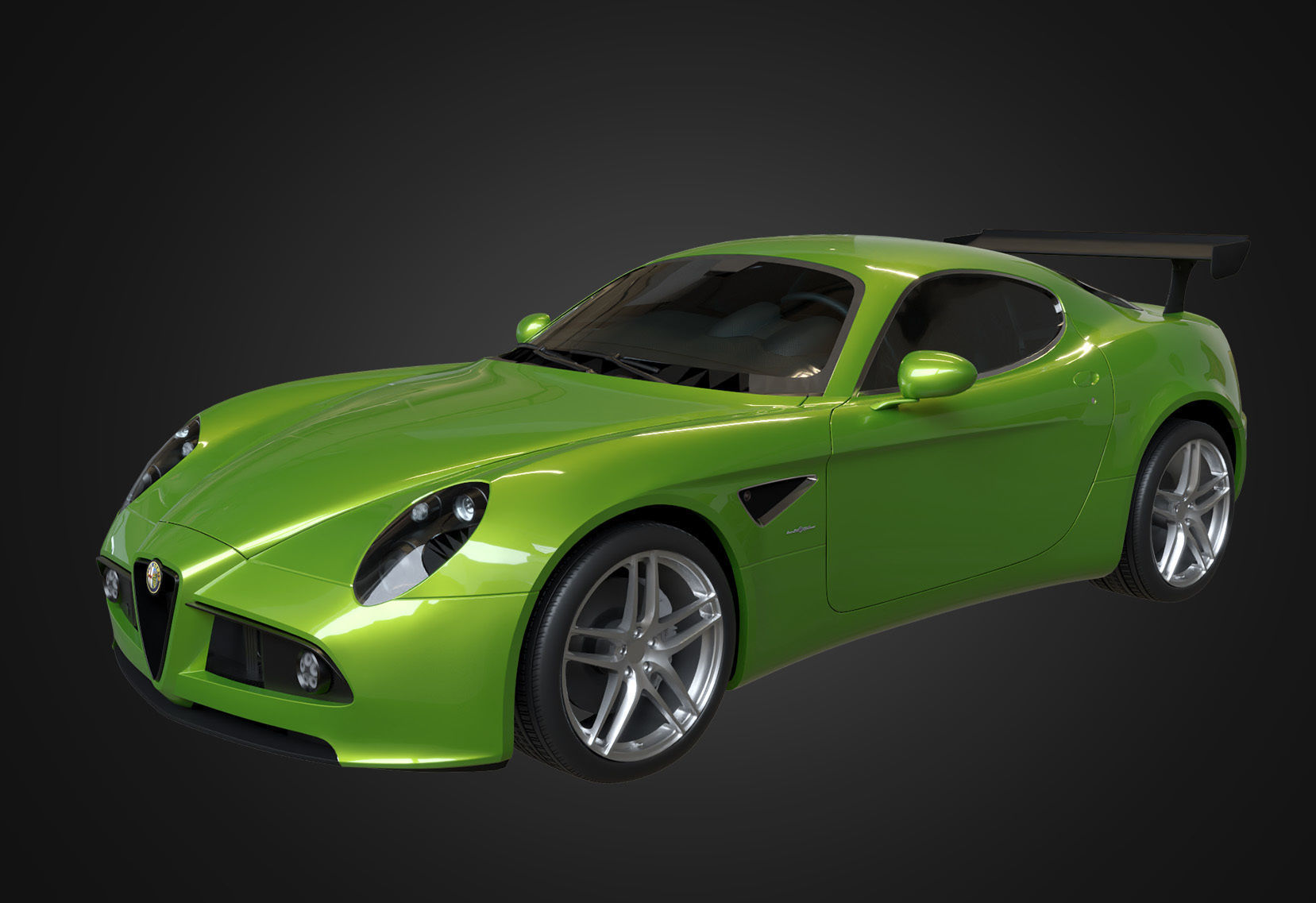 9 models of  Alfa-Romeo cars 3D Model Collection_70