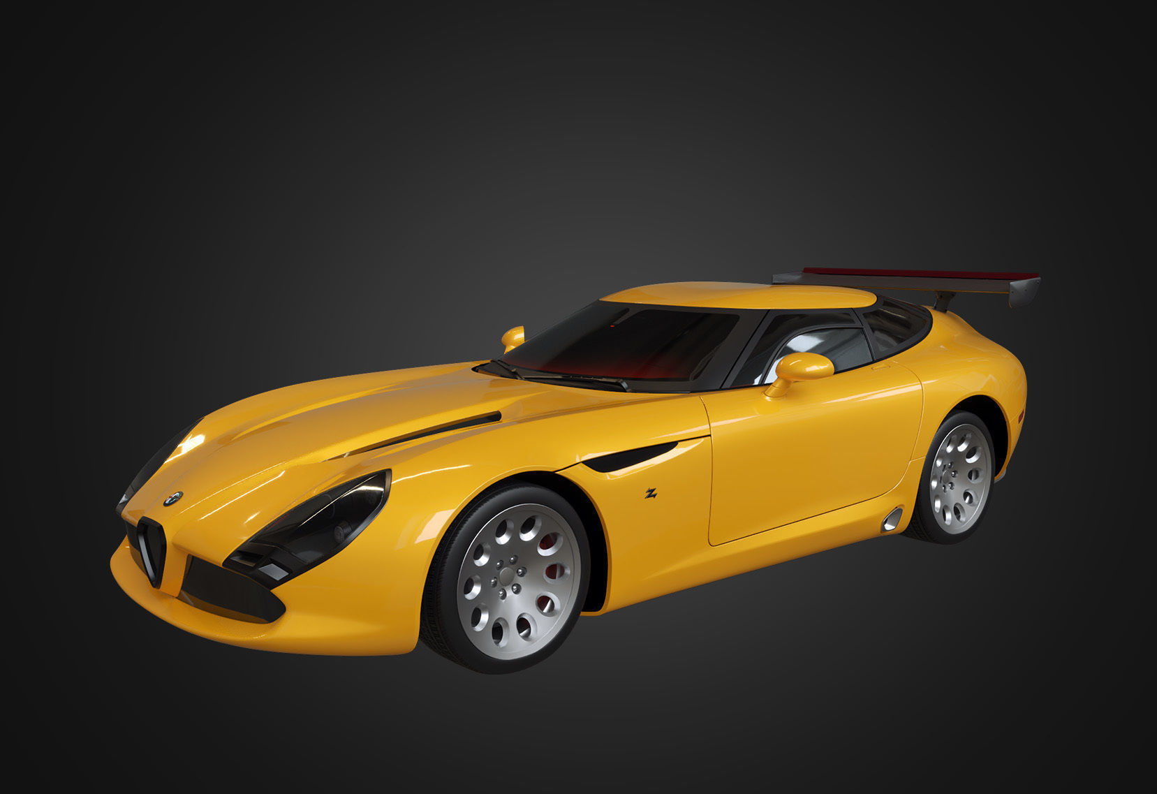 9 models of  Alfa-Romeo cars 3D Model Collection_99