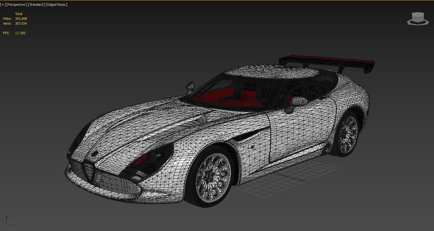 9 models of  Alfa-Romeo cars 3D Model Collection_108