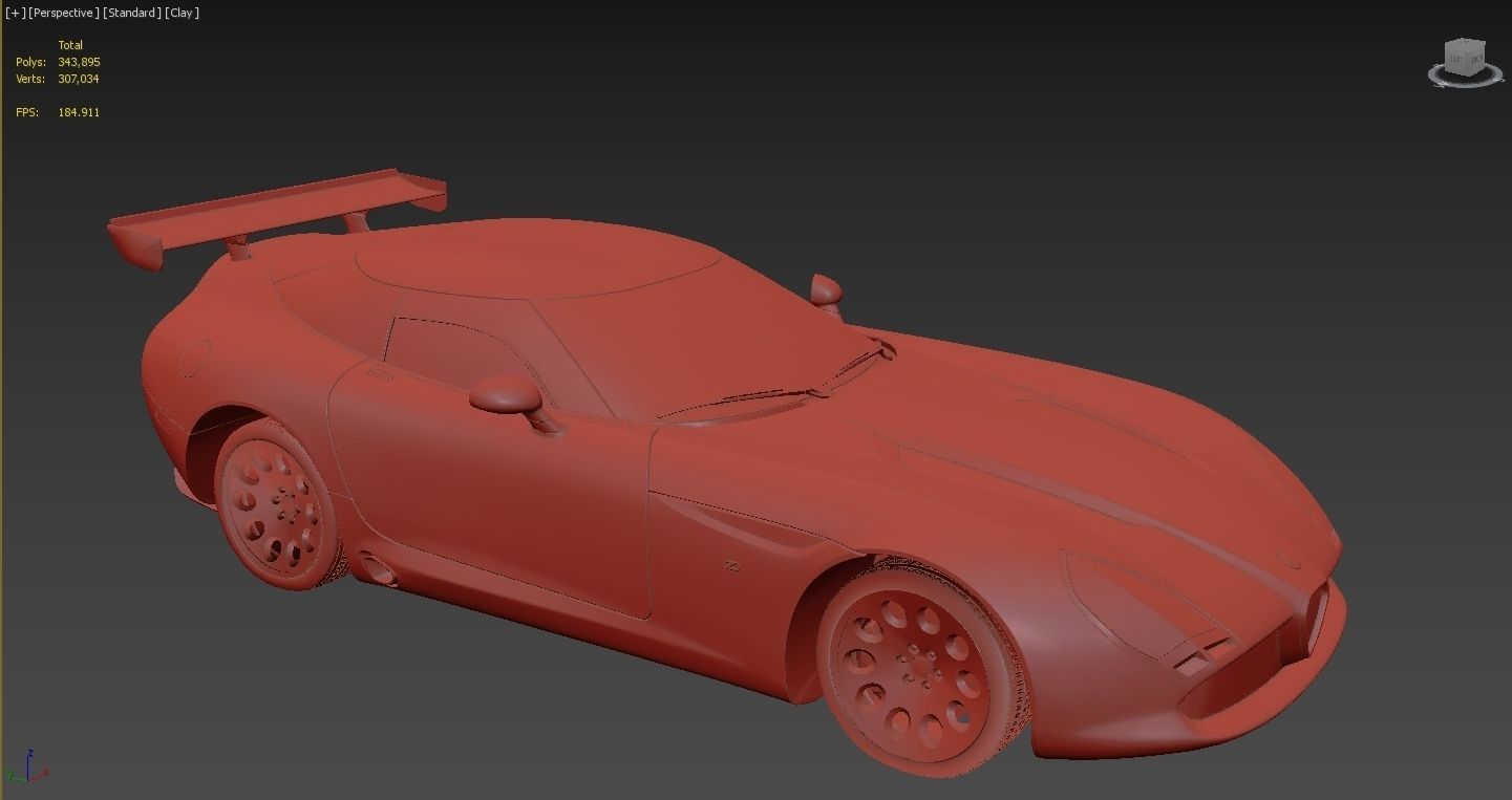 9 models of  Alfa-Romeo cars 3D Model Collection_95