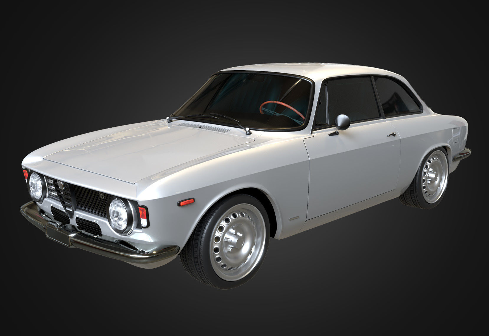 9 models of  Alfa-Romeo cars 3D Model Collection_14