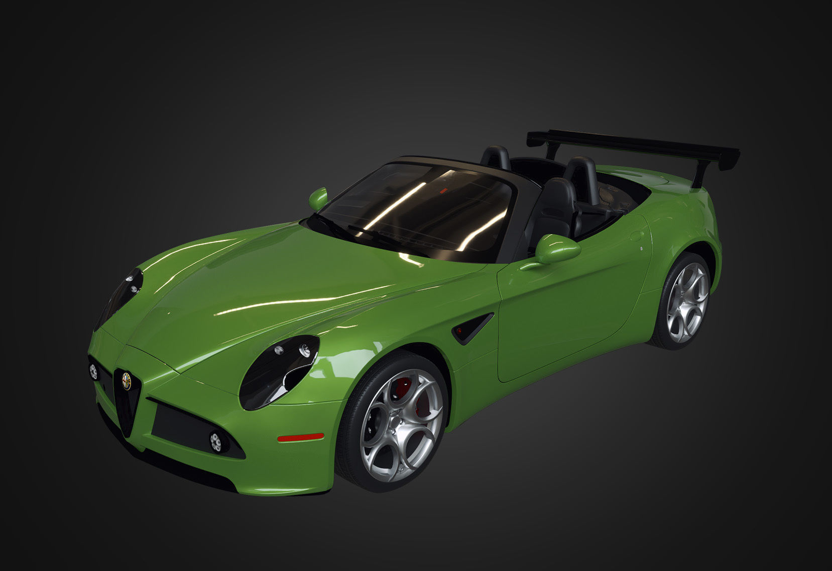 9 models of  Alfa-Romeo cars 3D Model Collection_119