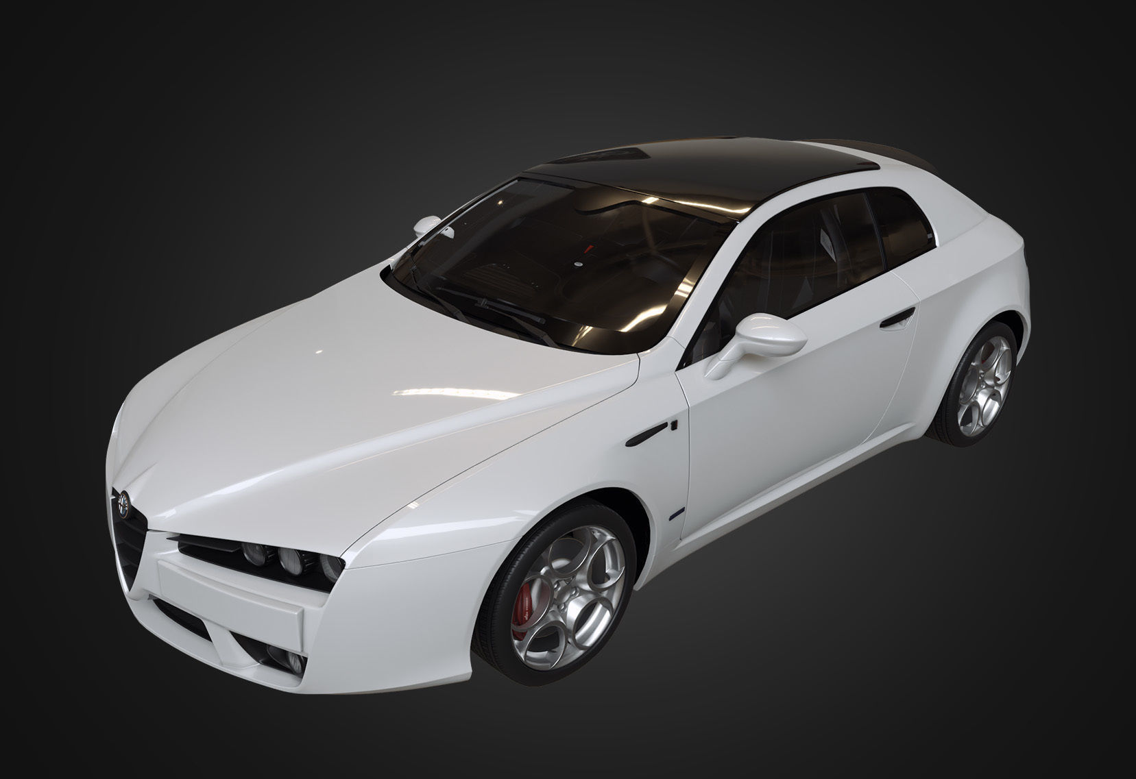 9 models of  Alfa-Romeo cars 3D Model Collection_89