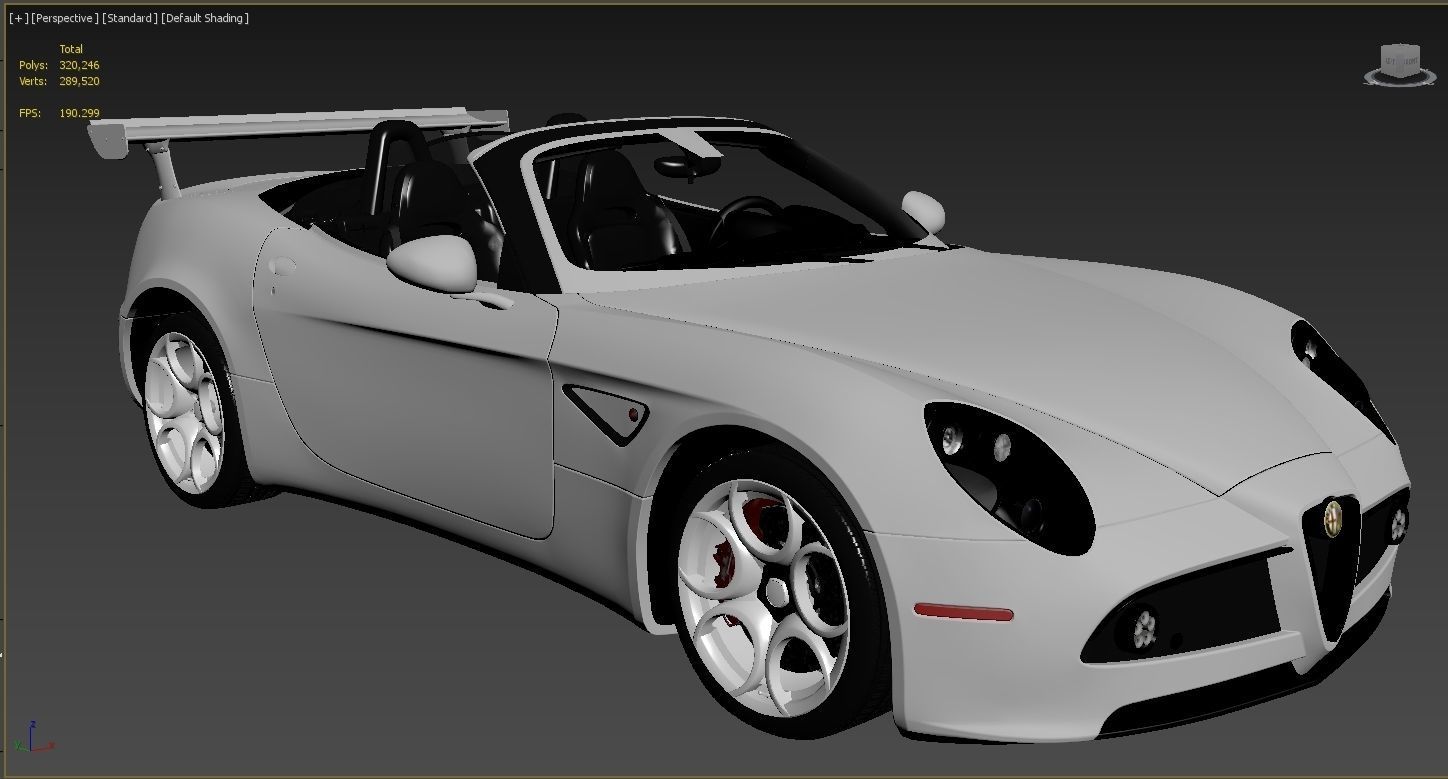 9 models of  Alfa-Romeo cars 3D Model Collection_121