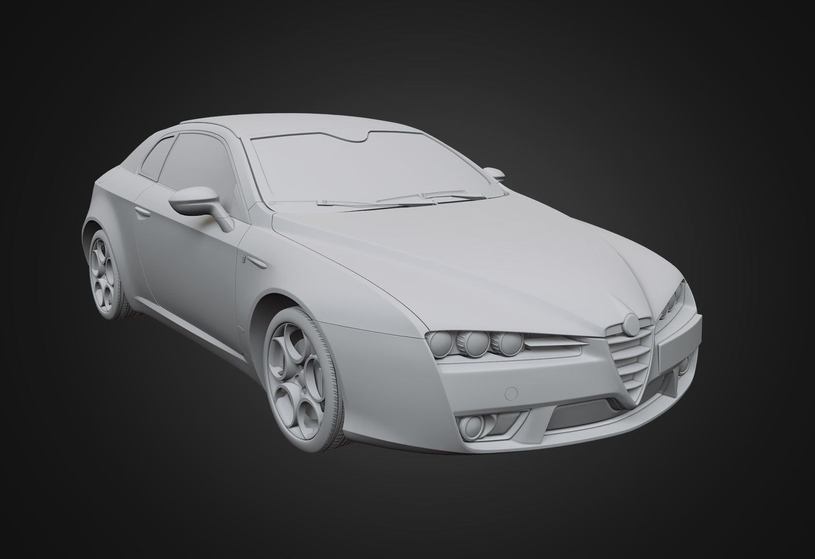 9 models of  Alfa-Romeo cars 3D Model Collection_91