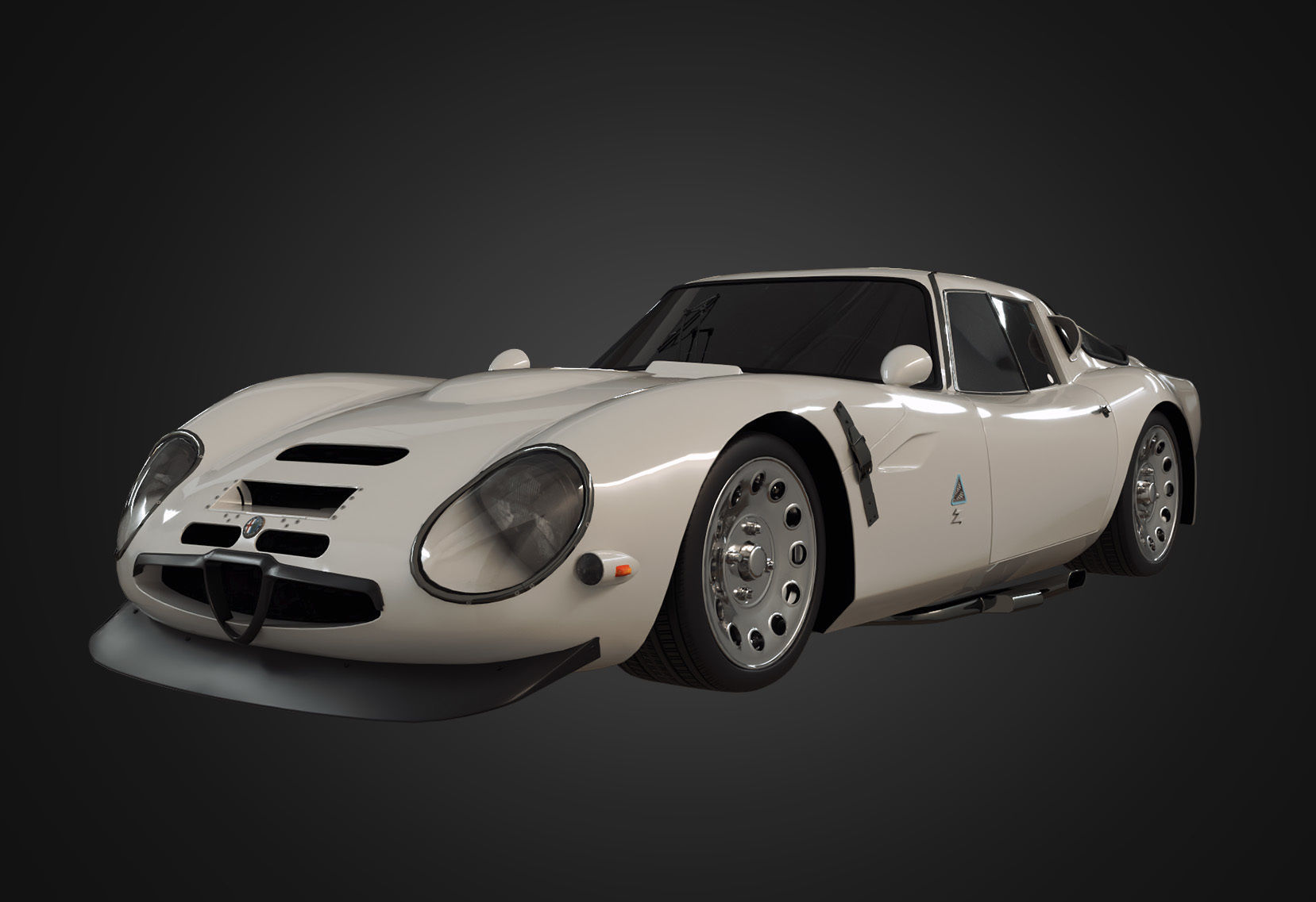 9 models of  Alfa-Romeo cars 3D Model Collection_26