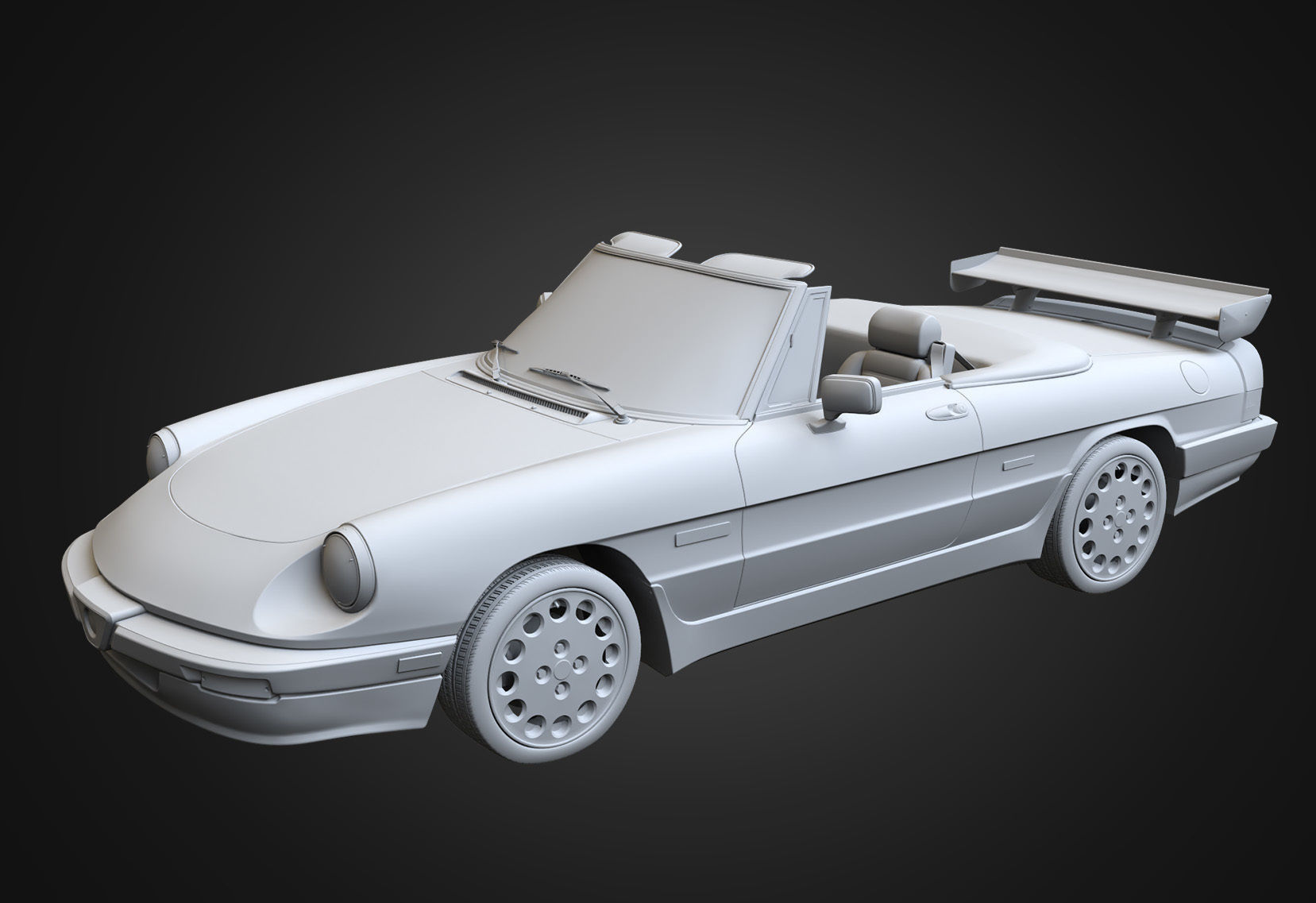 9 models of  Alfa-Romeo cars 3D Model Collection_52