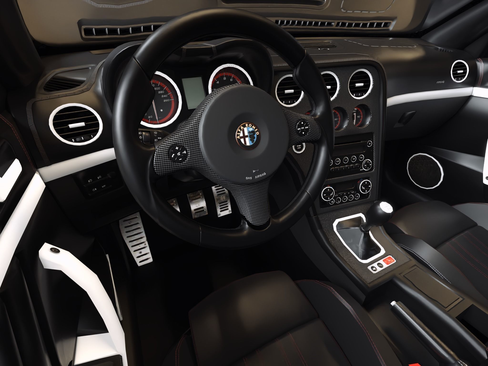 9 models of  Alfa-Romeo cars 3D Model Collection_85