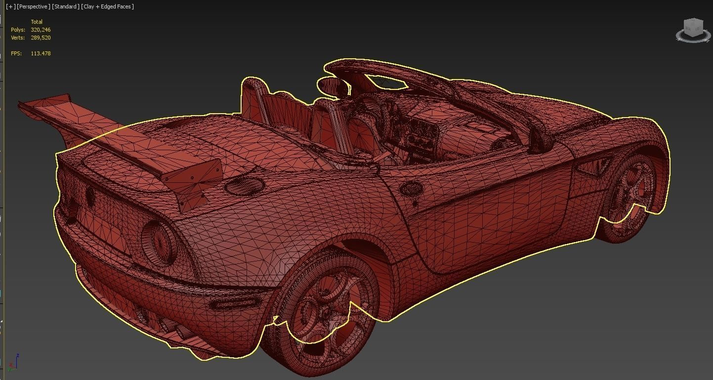 9 models of  Alfa-Romeo cars 3D Model Collection_128