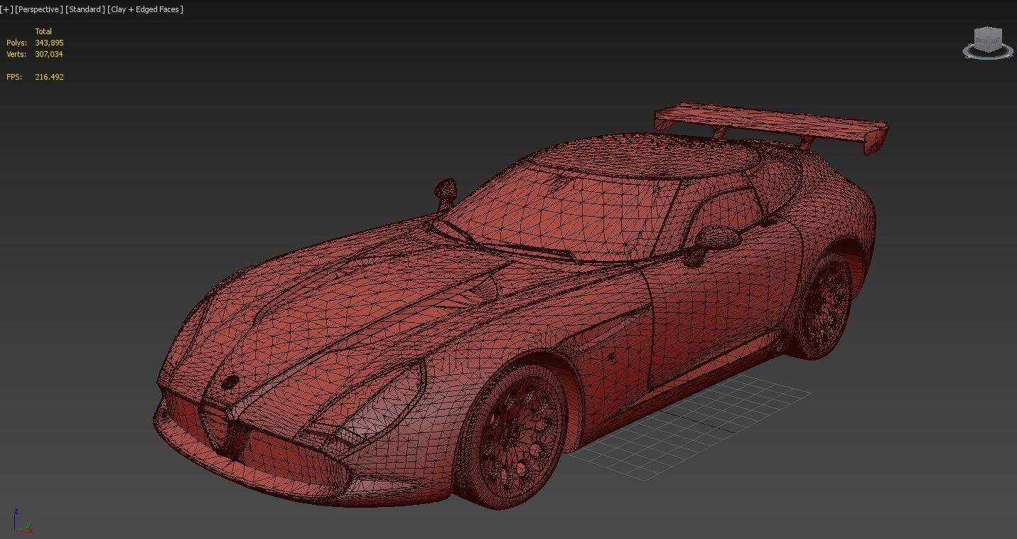 9 models of  Alfa-Romeo cars 3D Model Collection_94