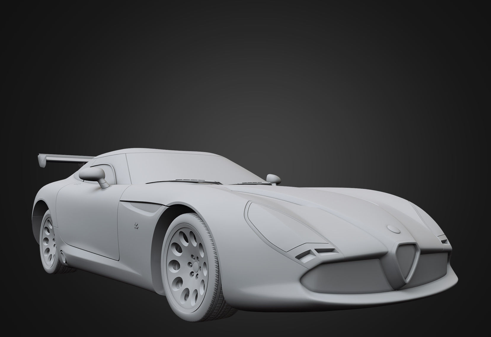 9 models of  Alfa-Romeo cars 3D Model Collection_102