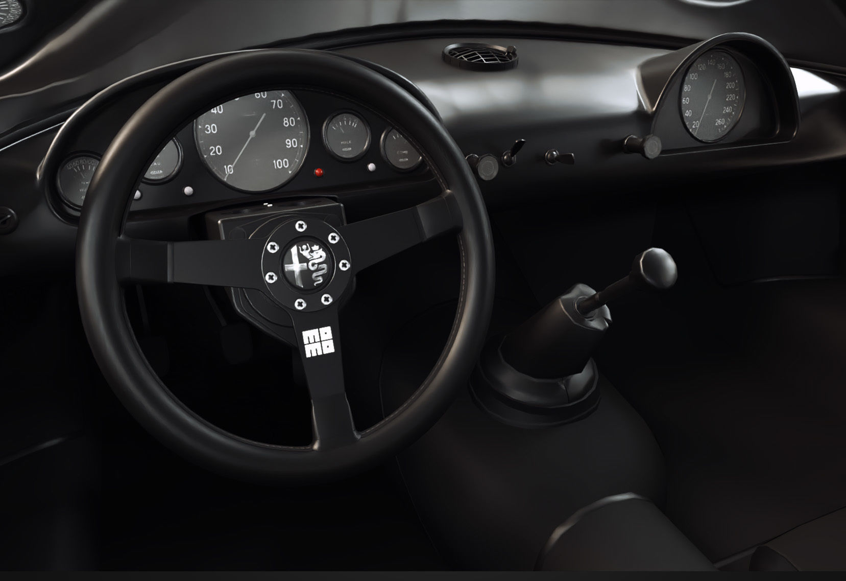 9 models of  Alfa-Romeo cars 3D Model Collection_24