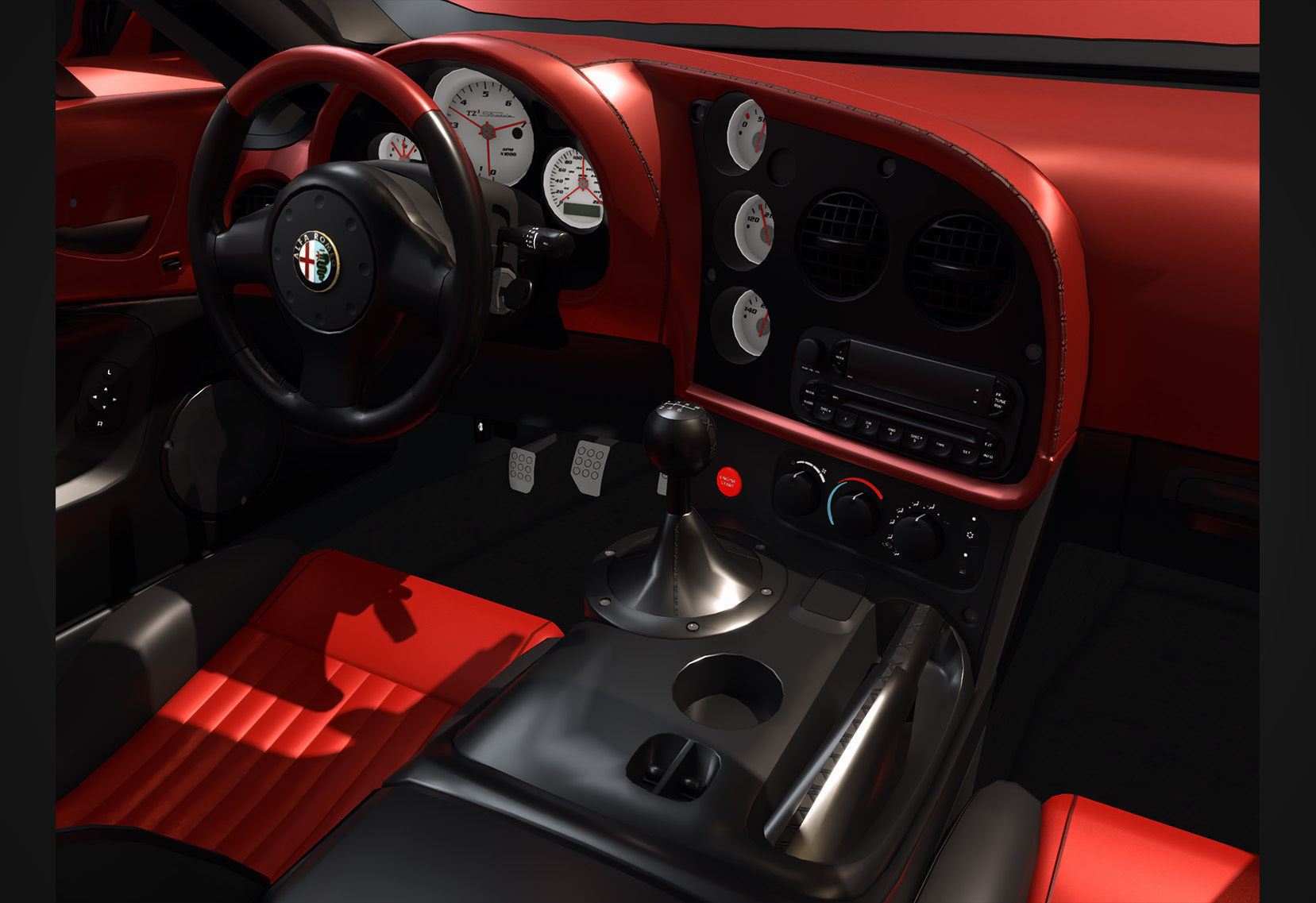 9 models of  Alfa-Romeo cars 3D Model Collection_109