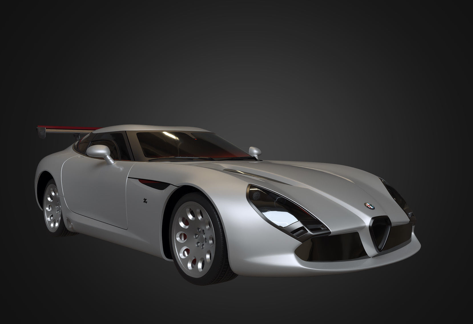 9 models of  Alfa-Romeo cars 3D Model Collection_97